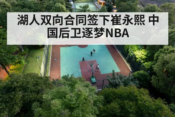 湖人双向合同签下崔永熙 中国后卫逐梦NBA